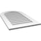Ekena Millwork Round Top Surface Mount PVC Gable Vent: Non-Functional, w/ 3-1/2"W x 1"P Standard Frame, 22"W x 38"H GVPRT22X3801SN - alternate 3